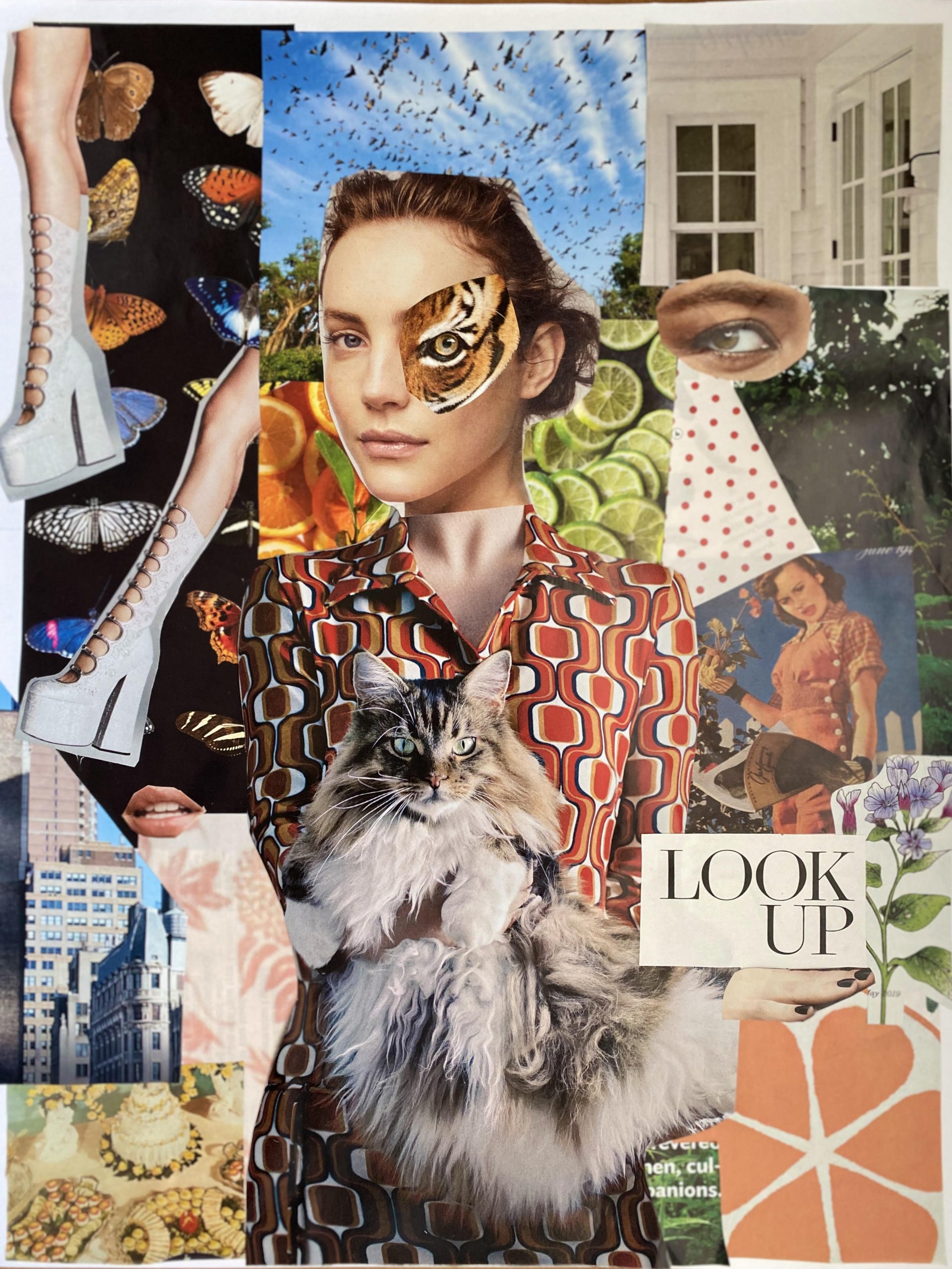 Self portrait collage